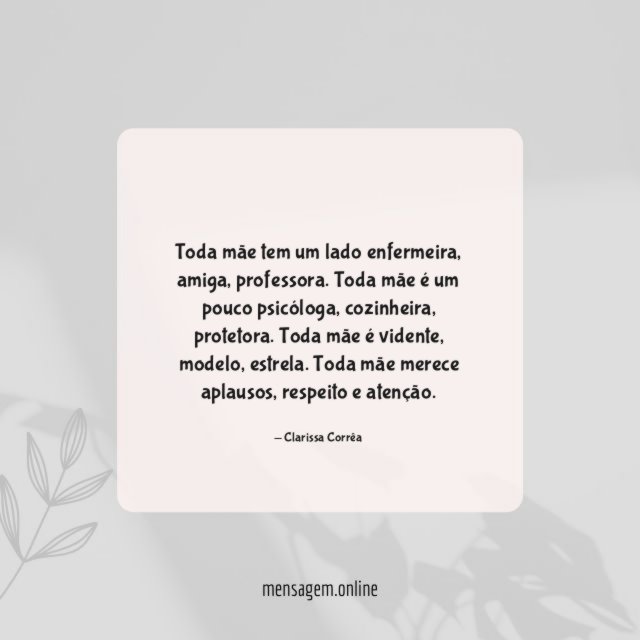 Toda mãe tem um lado