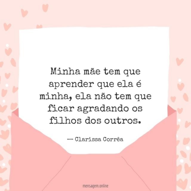 Minha mãe tem que aprender