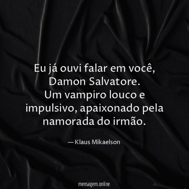 Eu já ouvi falar em você