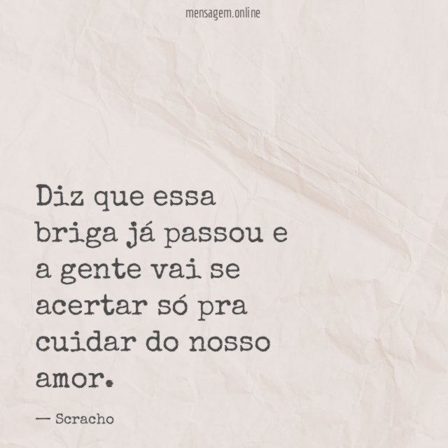 Diz que essa briga