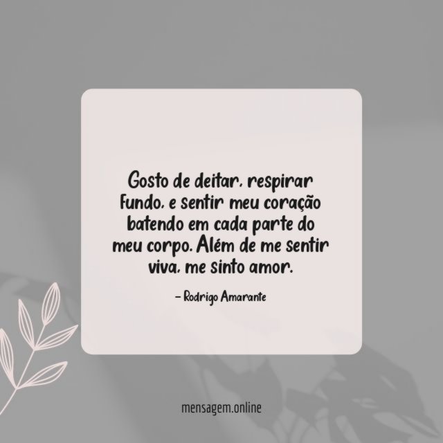 Gosto de deitar