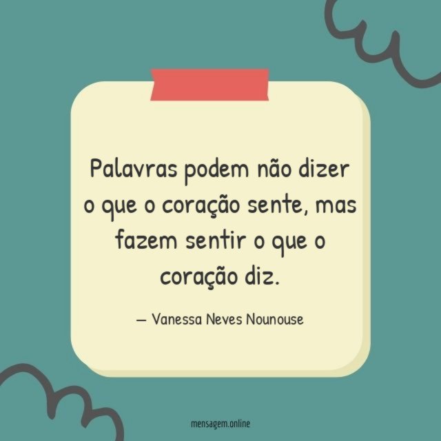O que o coração diz