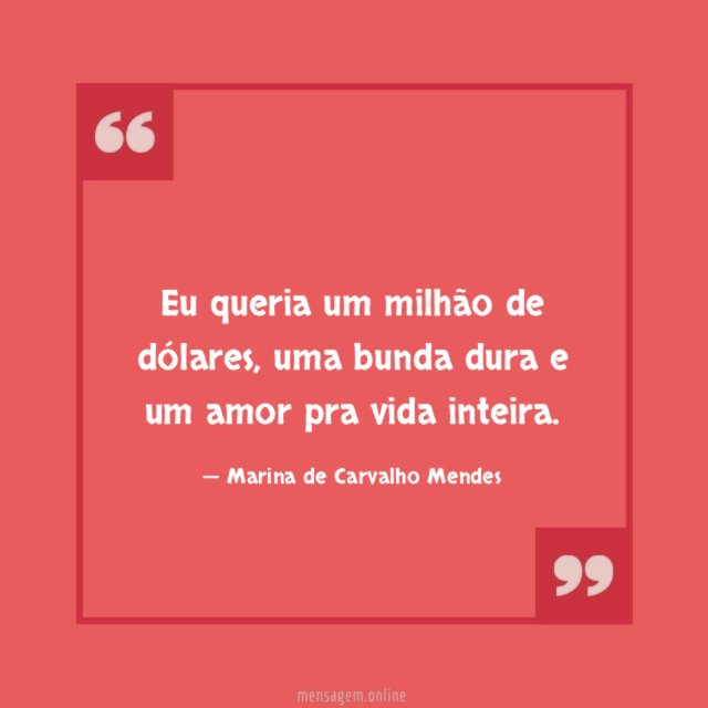 Eu queria um milhão