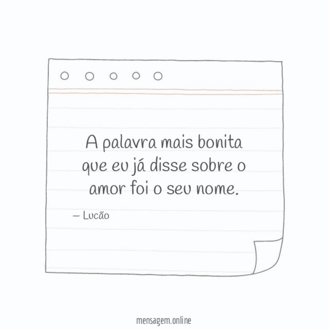A palavra mais bonita