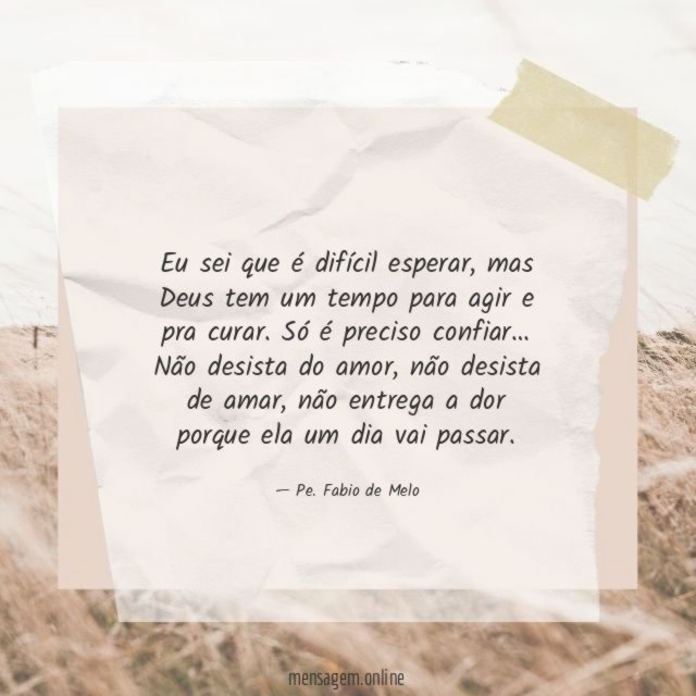 Porque ela um dia vai passar