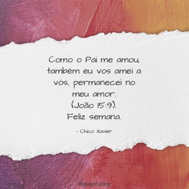 Como o Pai me