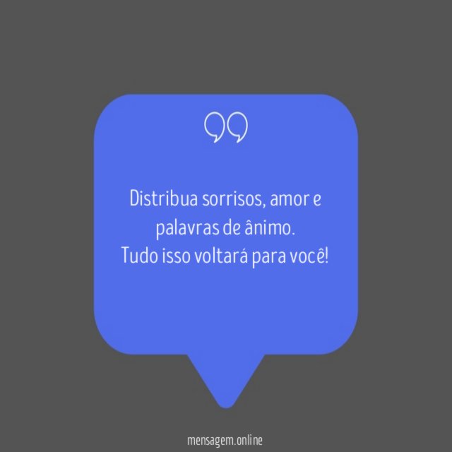 Distribua sorrisos