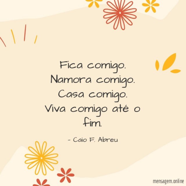 Viva comigo até o fim