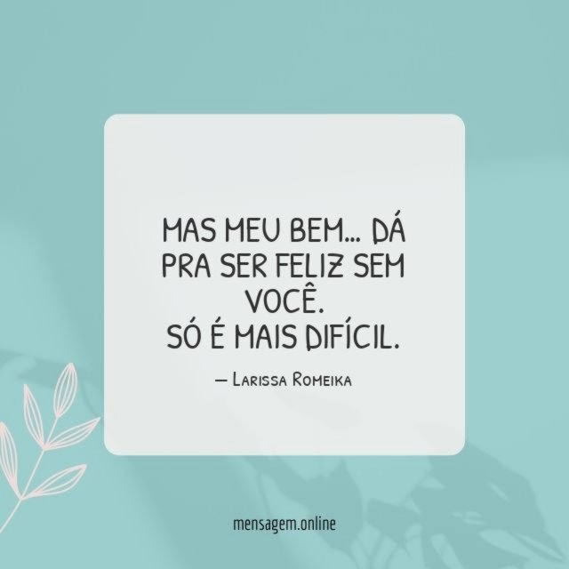 Mas meu bem