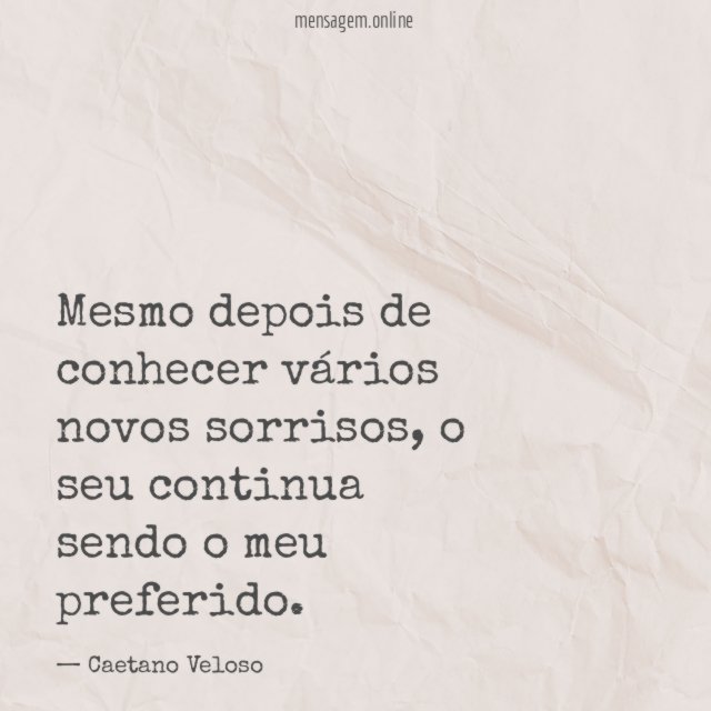 Mesmo depois de conhecer