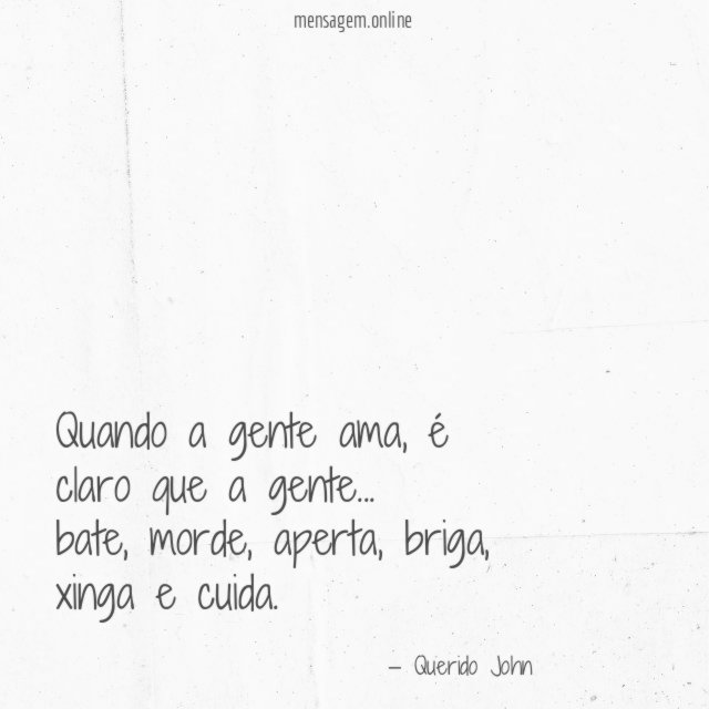 Quando a gente ama