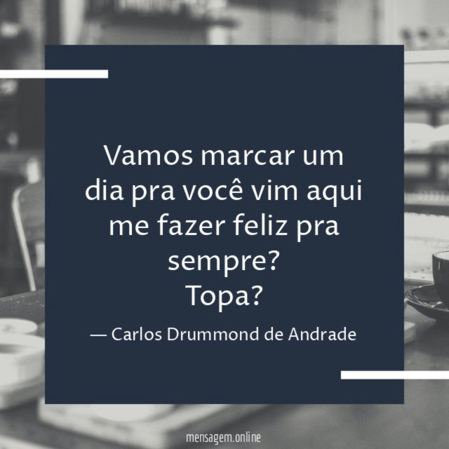 Vamos marcar um dia