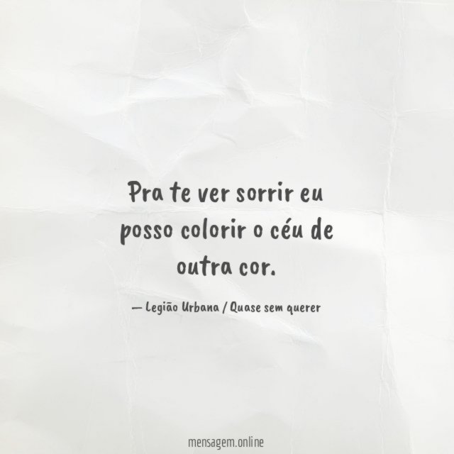 Pra te ver sorrir