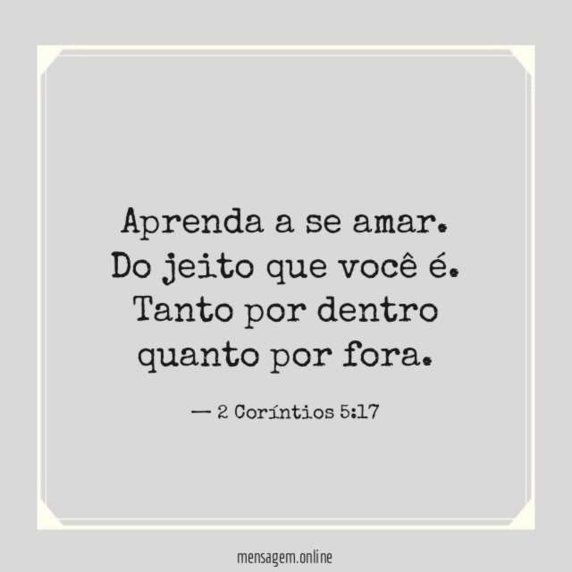 Tanto por dentro quanto por fora