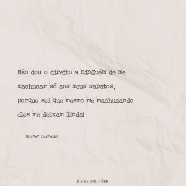 Não dou o direito