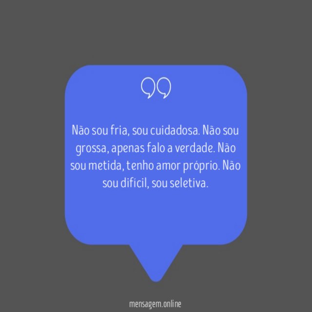 Sou seletiva