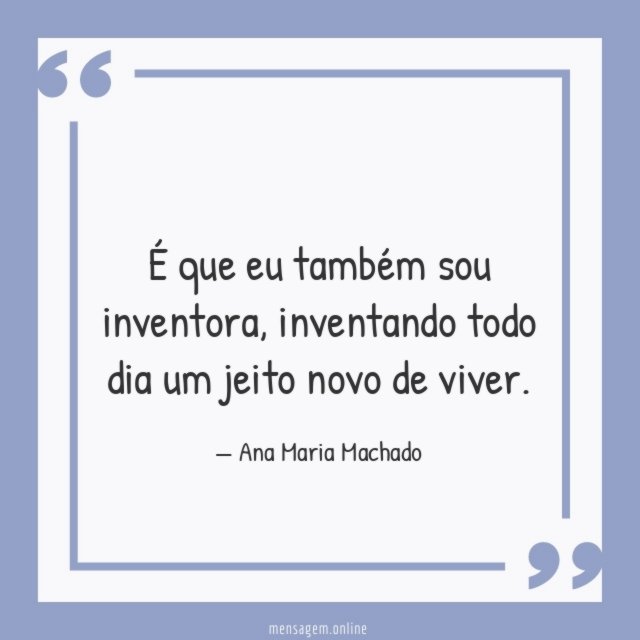 É que eu também sou