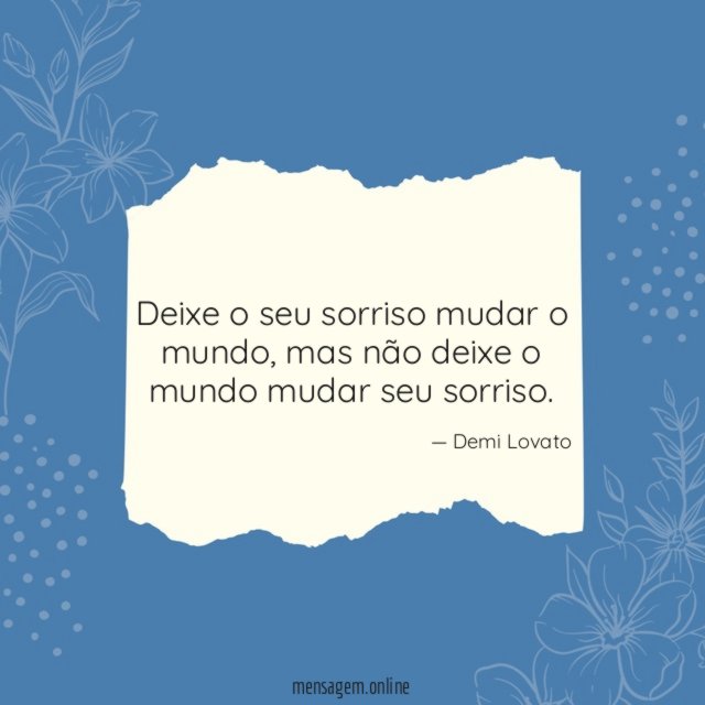 Deixe o seu sorriso