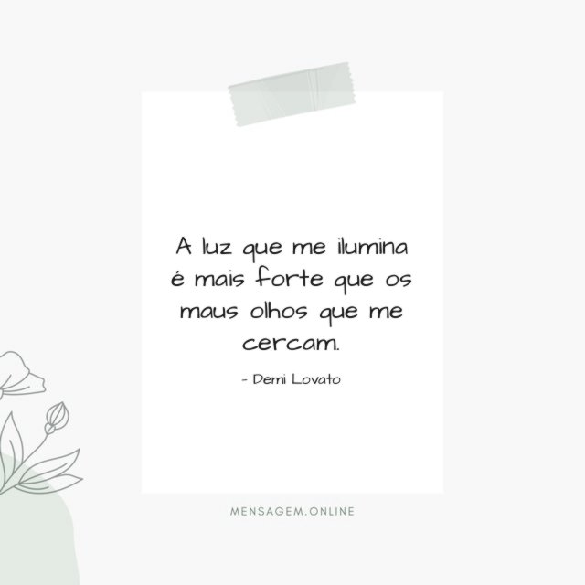 A luz que me ilumina