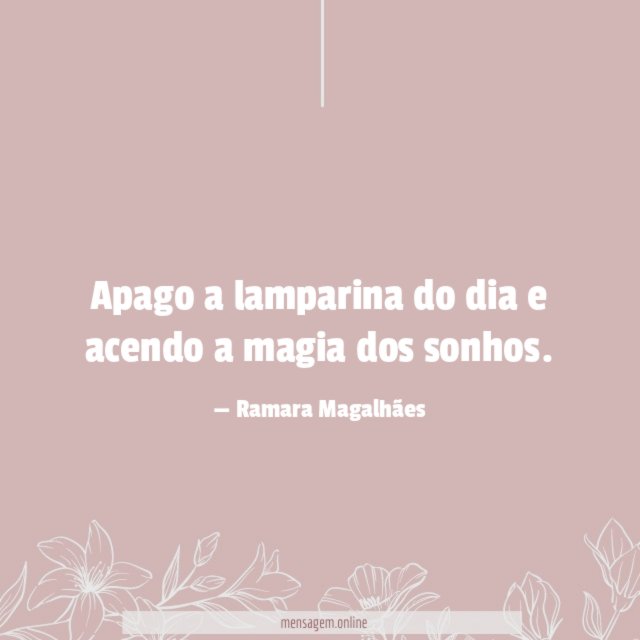Apago a lamparina do dia