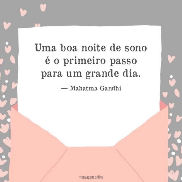 Uma boa noite de sono