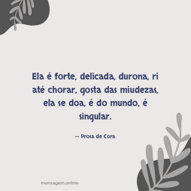 Gosta das miudezas