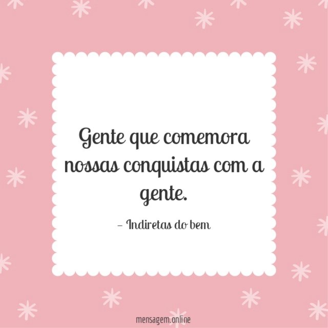 Comemora nossas conquistas