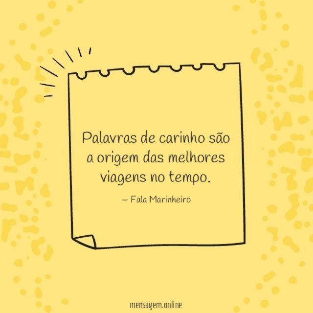 Palavras de carinho