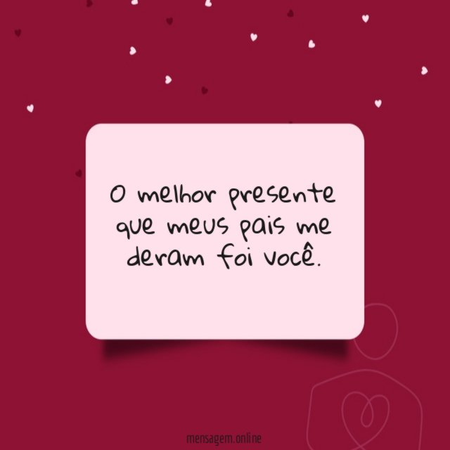 O melhor presente que meus pais