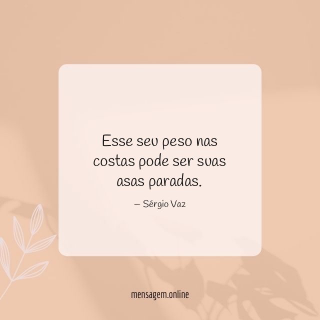 Esse seu peso