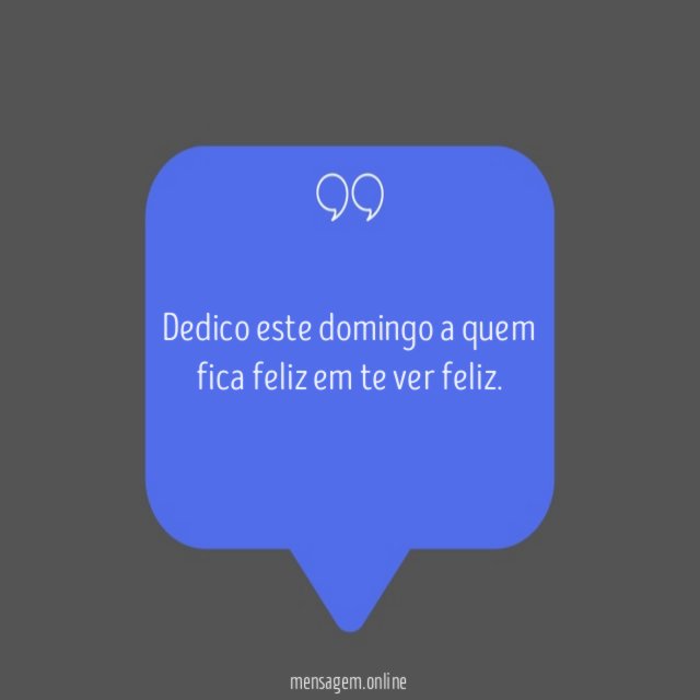 Dedico este domingo