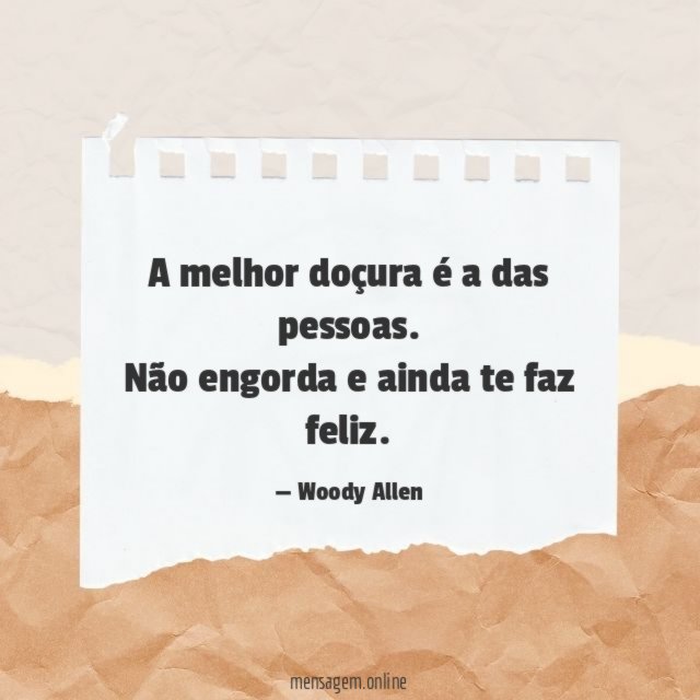 A melhor doçura