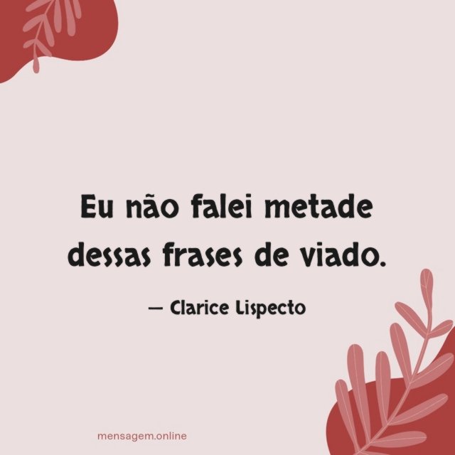 Eu não falei metade