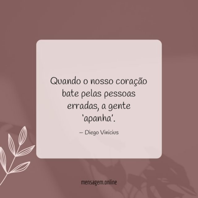 Bate pelas pessoas erradas