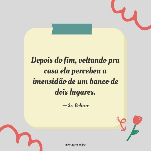 Depois do fim