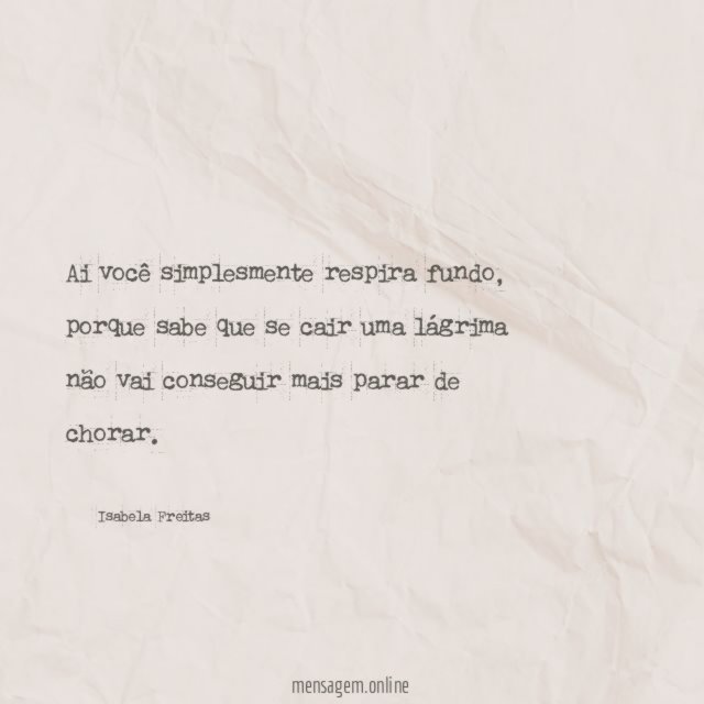 Ai você simplesmente