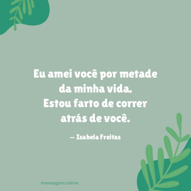 Eu amei você por metade