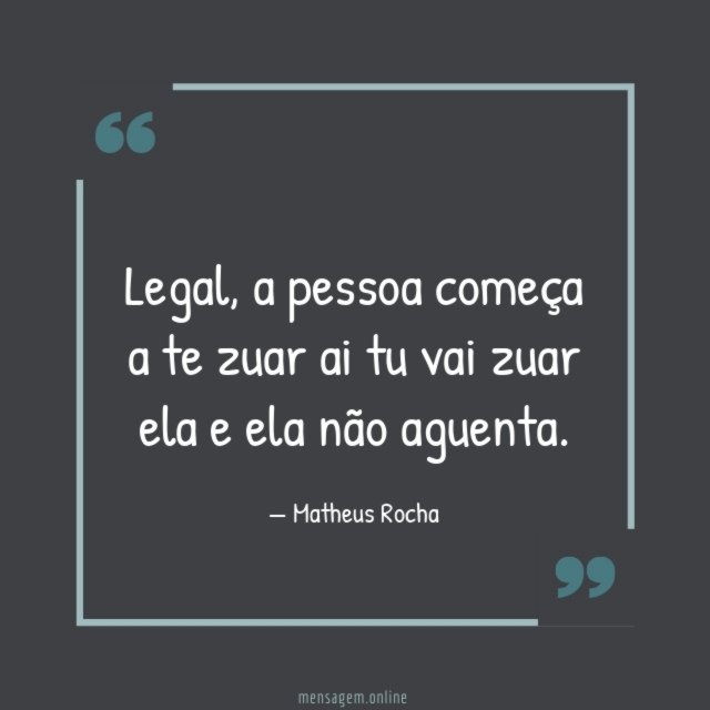 A pessoa começa a