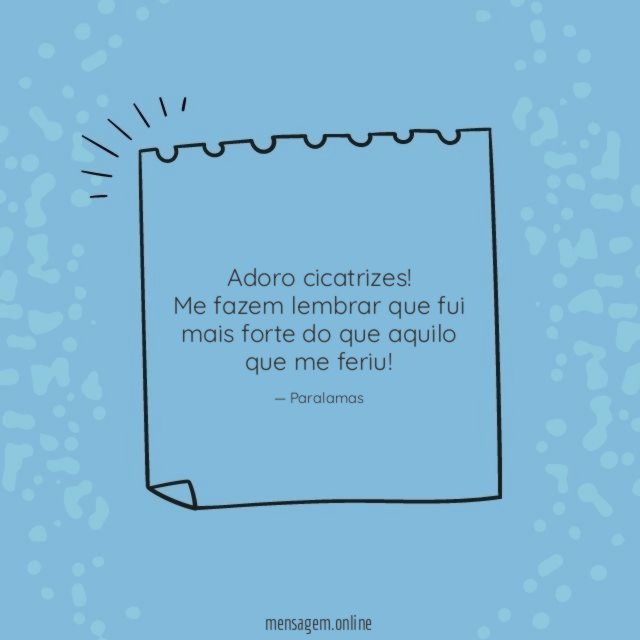 Adoro cicatrizes