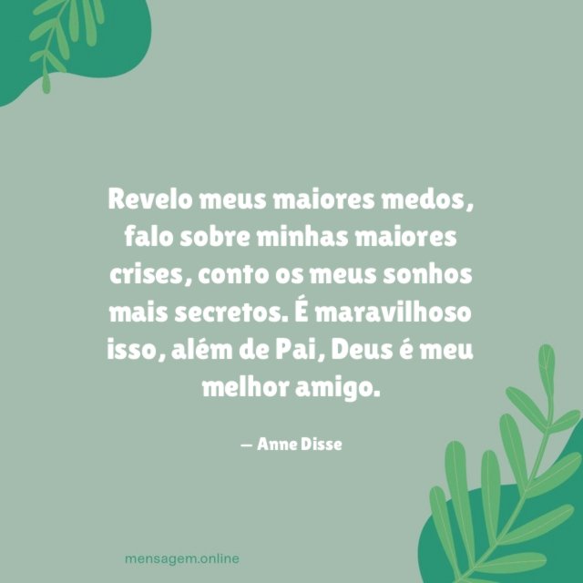 Revelo meus maiores medos