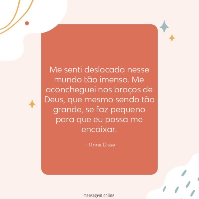 Me senti deslocada