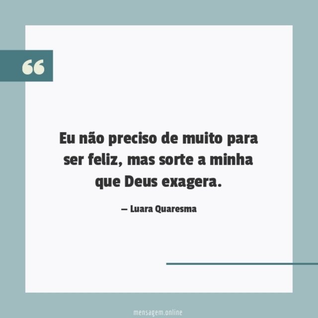 Eu não preciso de muito