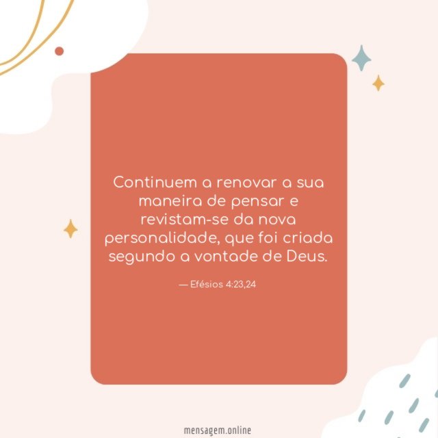 Continuem a renovar a sua maneira