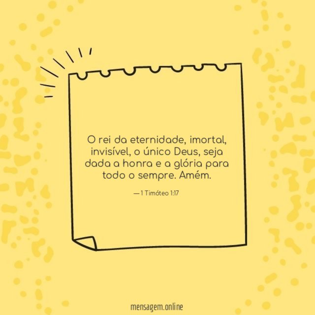 O rei da eternidade