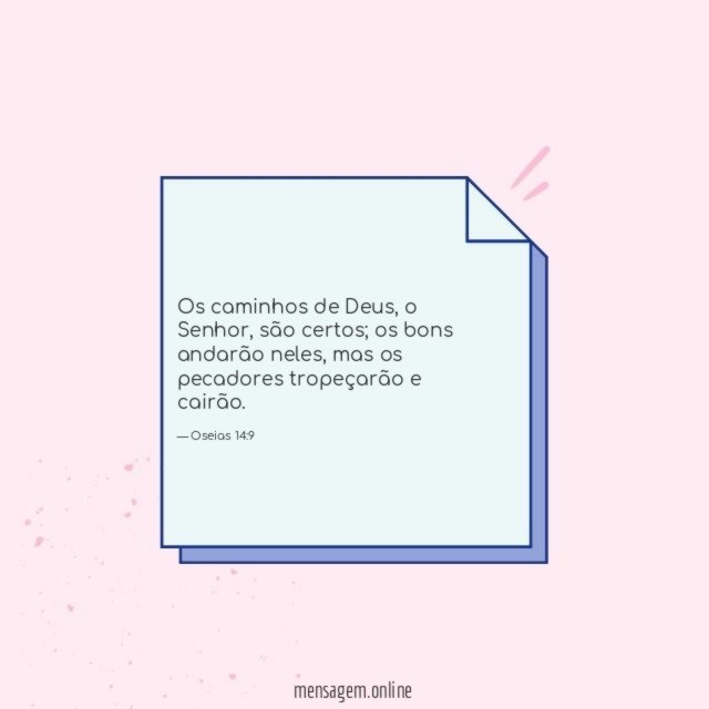 Os caminhos de Deus