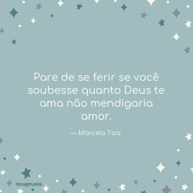 Pare de se ferir