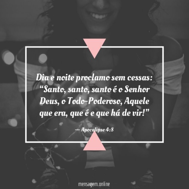 Dia e noite proclamo sem cessas