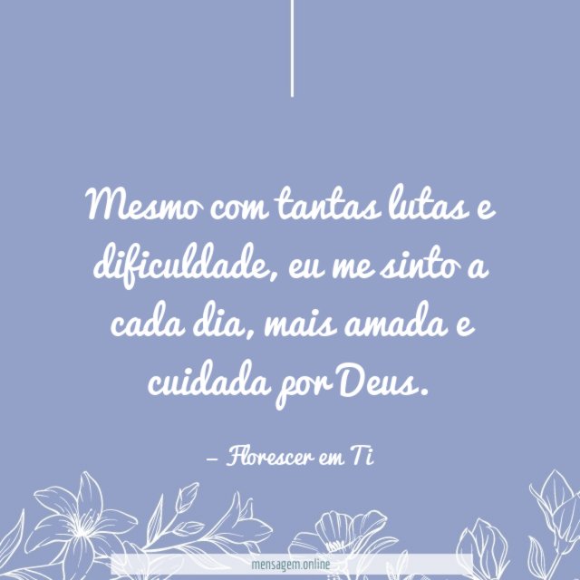 Cuidada por Deus