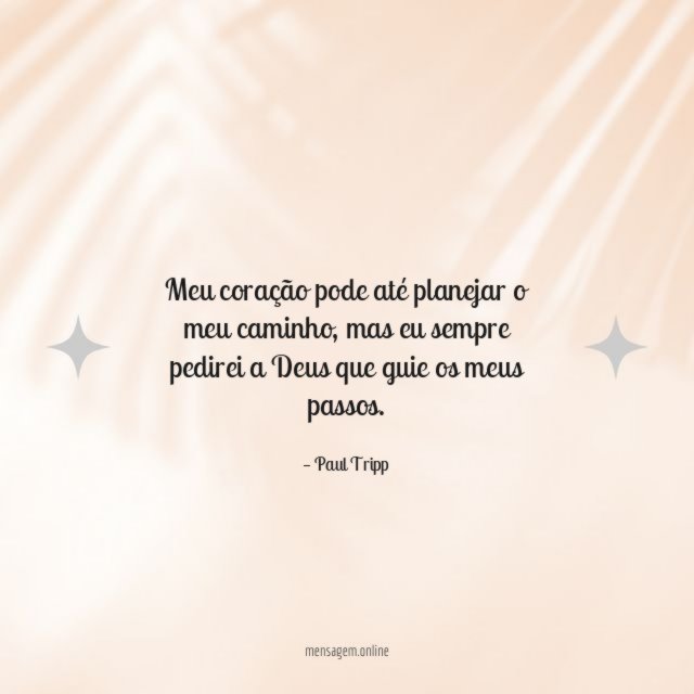 Meu coração pode até planejar