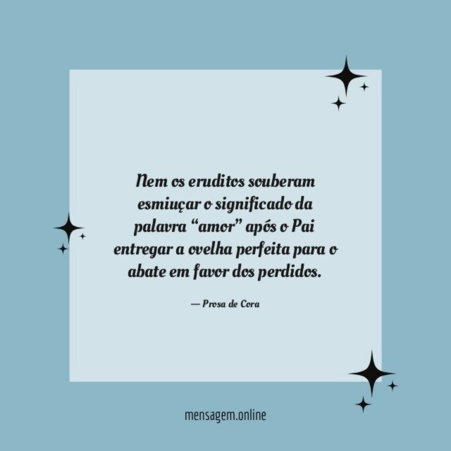 Nem os eruditos souberam